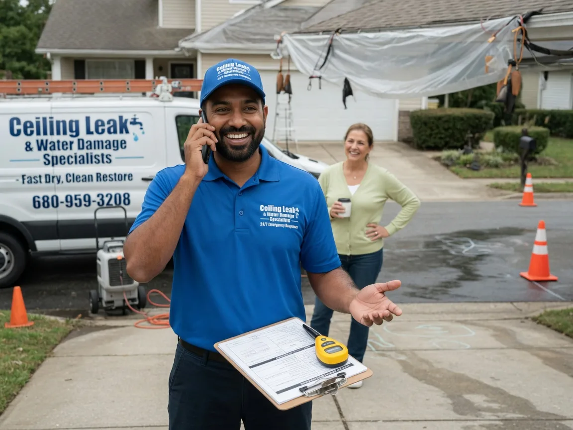 Ceiling Leak Cleanup Mule Creek, NM FAQs